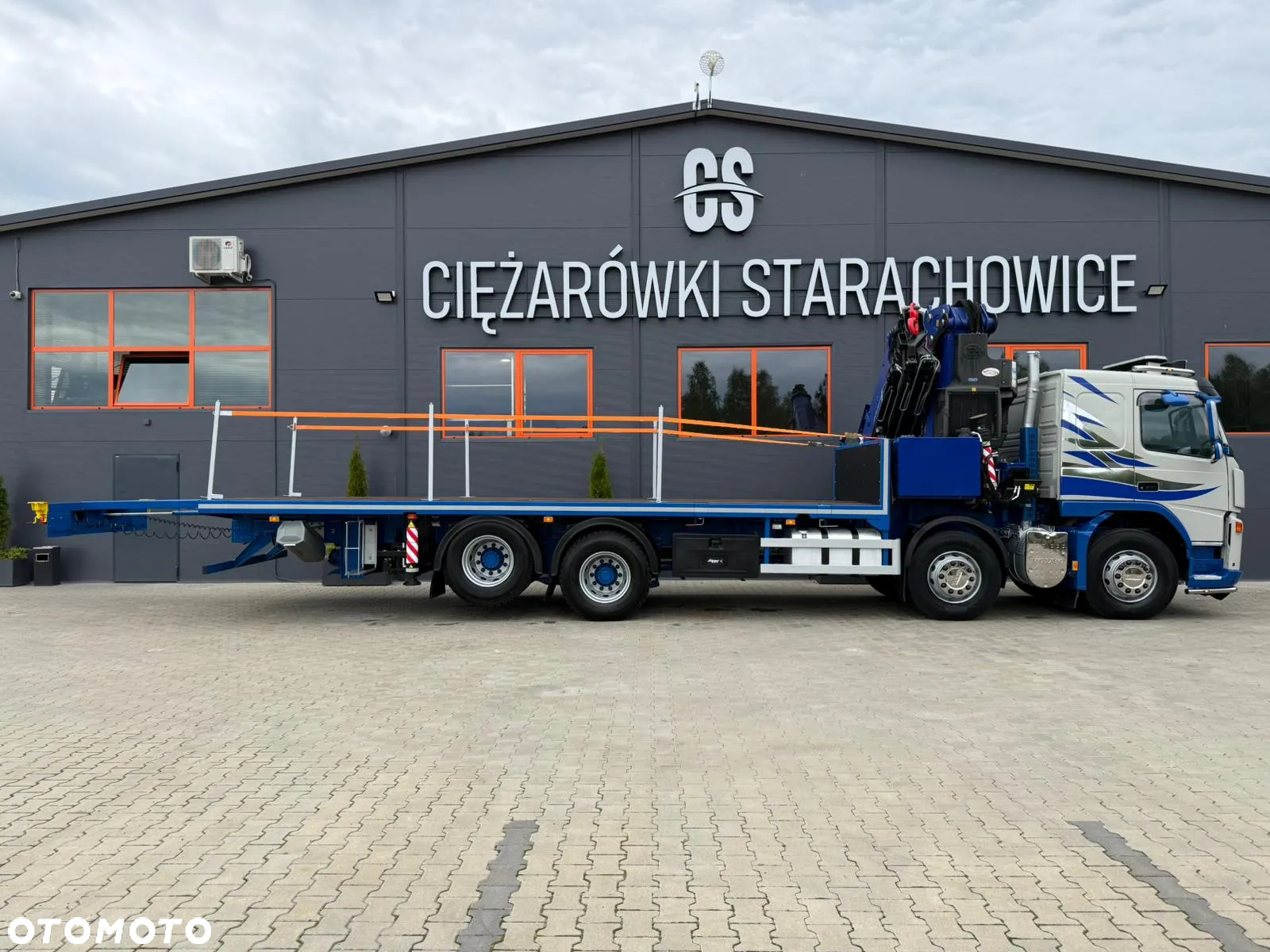 Volvo FM FH 450 8x4 8x2 // dzwig PM65 rok 2016 !!! 22 TONY !!+ platforma // kran crane żuraw hds - 16