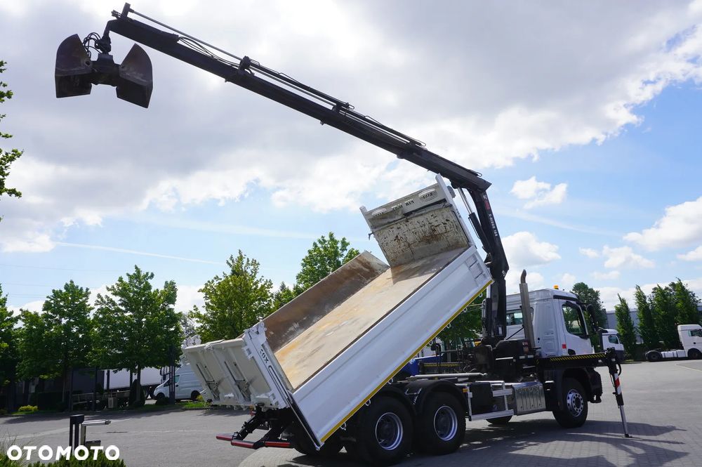 Mercedes-Benz Arocs 2636 6×4 / 100 tys. km! / HIAB X-Hiduo 188 / rotator / Wywrotka 3-stronna - 6