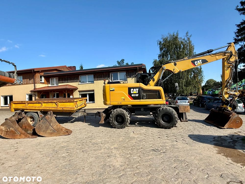 Caterpillar CAT M318F 318 ENGCON przyczepa 3 łyżki system LEICA 2D - 1