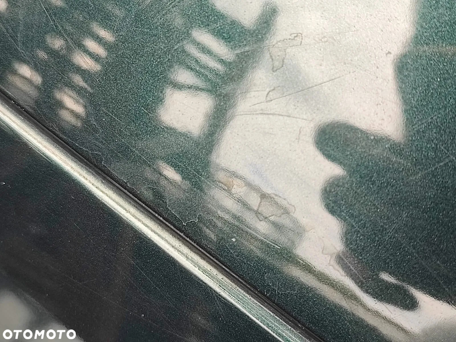 BMW E61. ORYGINALNY KOMPLETNY ZDERZAK TYŁ + CZUJNIK PDC POD HAK WESTFALIA, W KOL. TIEFGRUEN METALLIC O KODZIE LAK. A43 O NR: 0 306 983 OEM. W DOBRYM STANIE. - 9