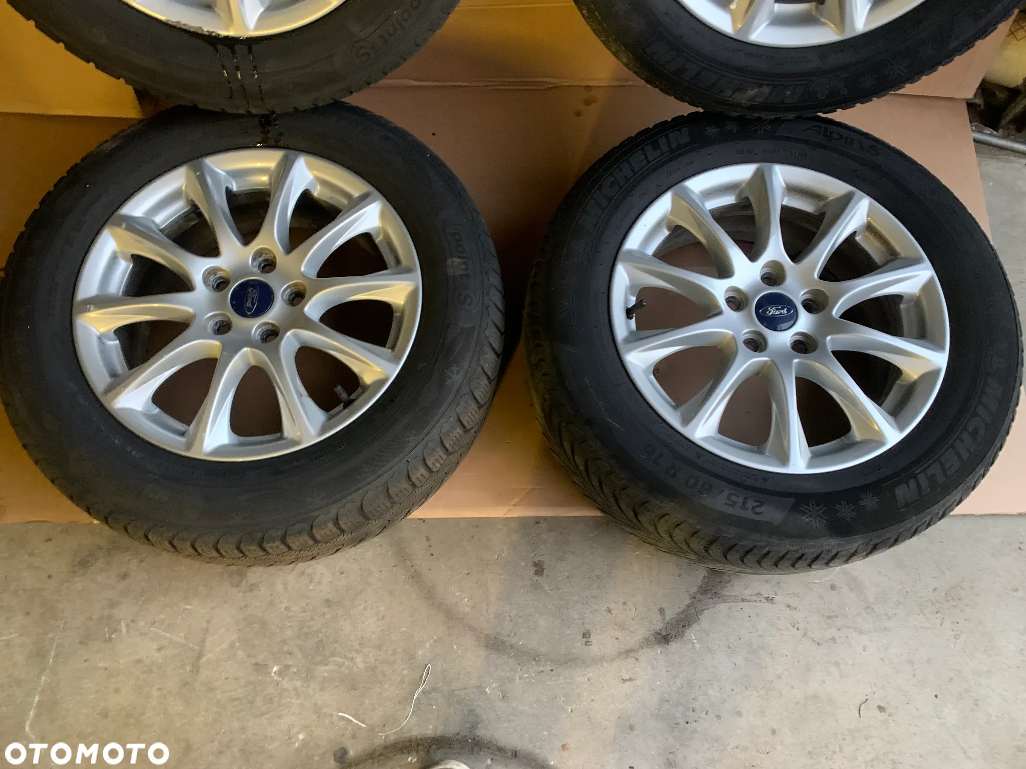 Alufelgi z oponami alusy felgi aluminiowe czujniki 5x108 R16 6.5J ET50 215/60 R16 Ford Mondeo MK5 DS7C-1007-K2A - 2