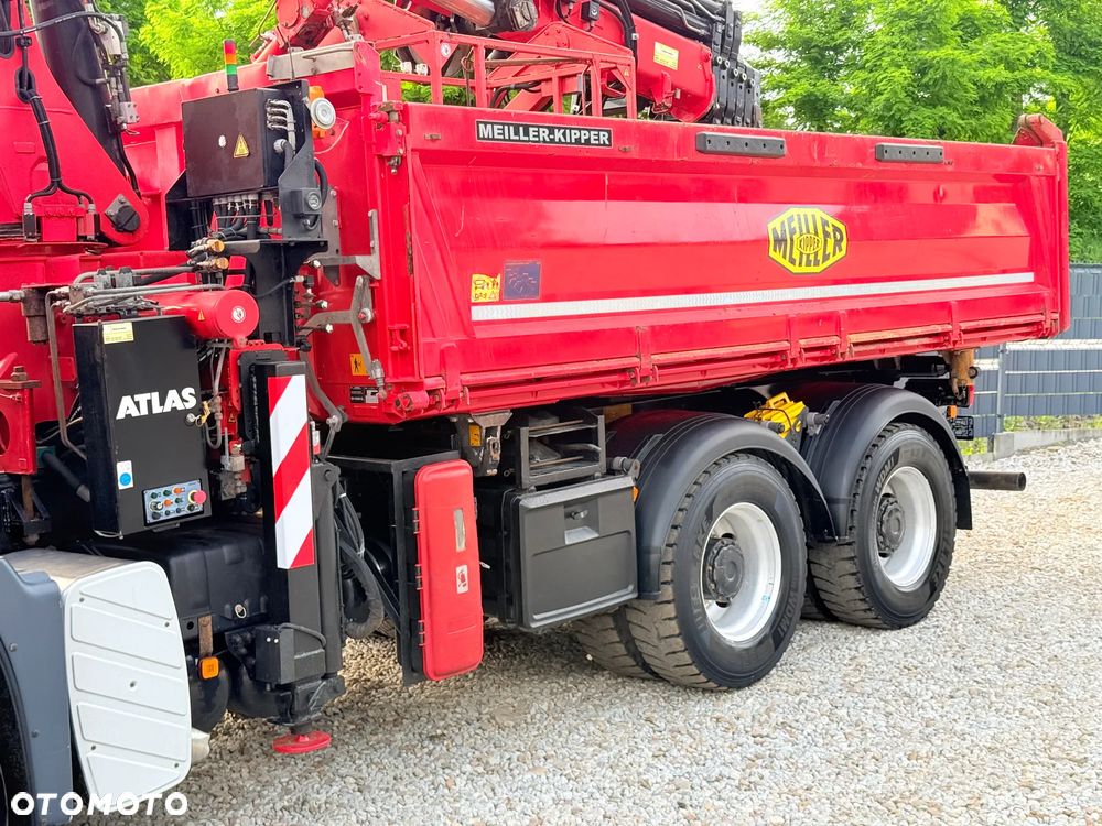 MAN * MAN 26.360 TGS * HDS Kran Atlas 240.2 * 6x6 * Kiper Wywrotka Meiller* Kosz Łyżka * Energetyka * - 6