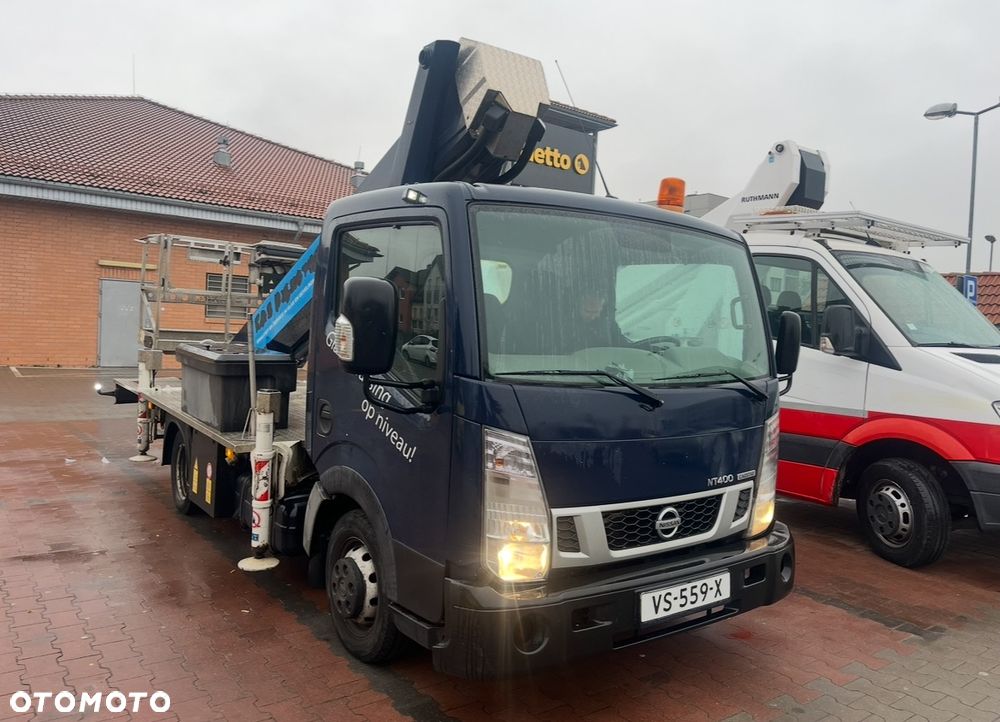 Nissan Podnośnik Koszowy 26 metrów Zwyżka 15 w Bok Wumag Palfinger UDT jak Ruthmann Multitel Gsr