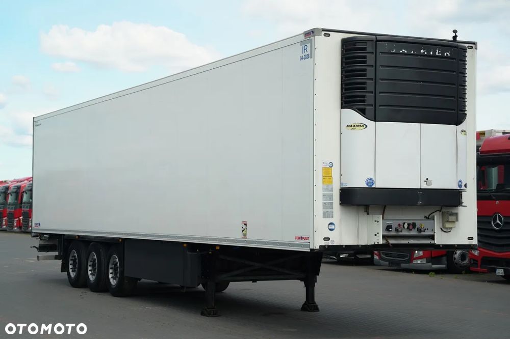 Schmitz Cargobull CHŁODNIA / CARRIER MAXIMA 1300 / OŚ PODNOSZONA / KOSZ NA PALETY - 8
