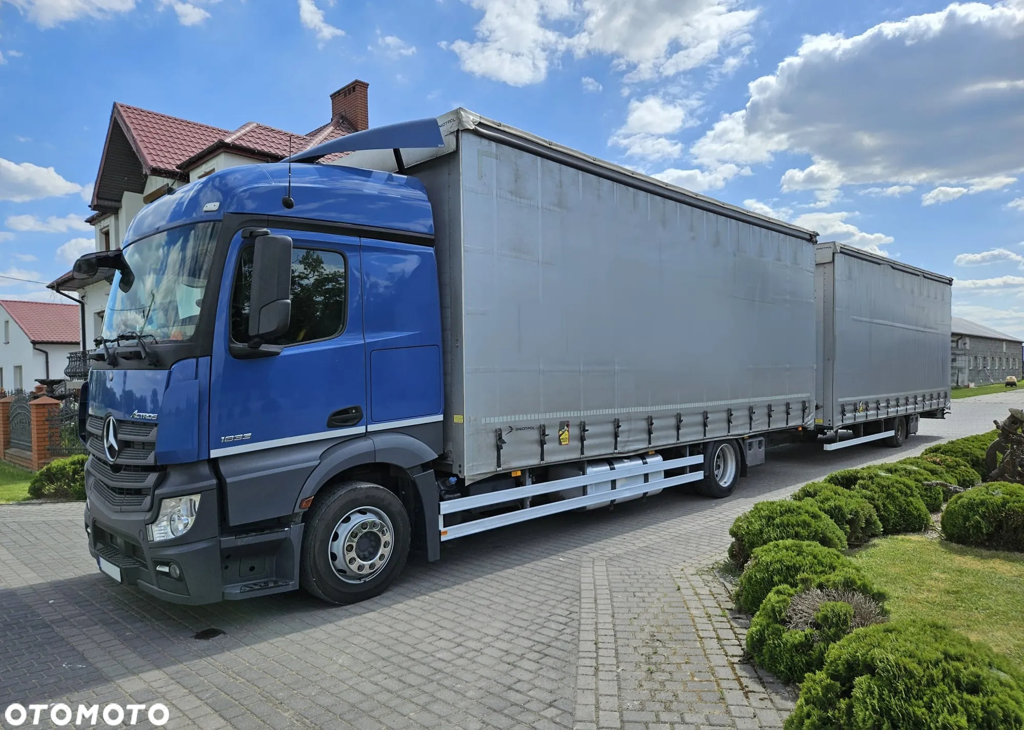 Mercedes-Benz ACTROS 1833 / ZESTAW TANDEM PRZESTRZENNY 120 M3 / 2018 R / GNIOTPOL / EURO 6 - 2