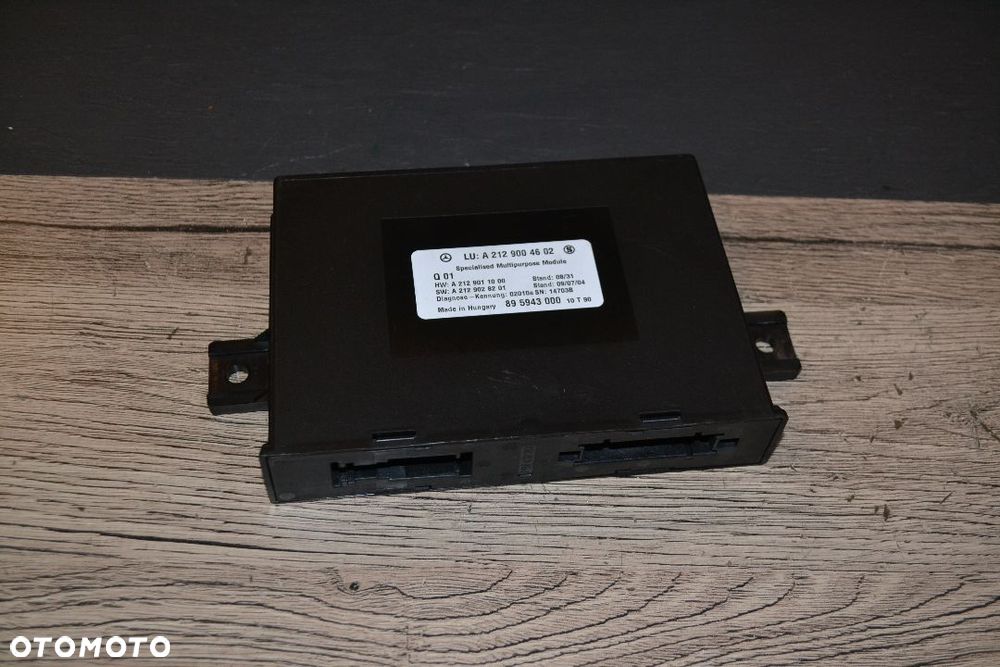 MERCEDES W212 MODUŁ STEROWNIK 2129004602 - 1