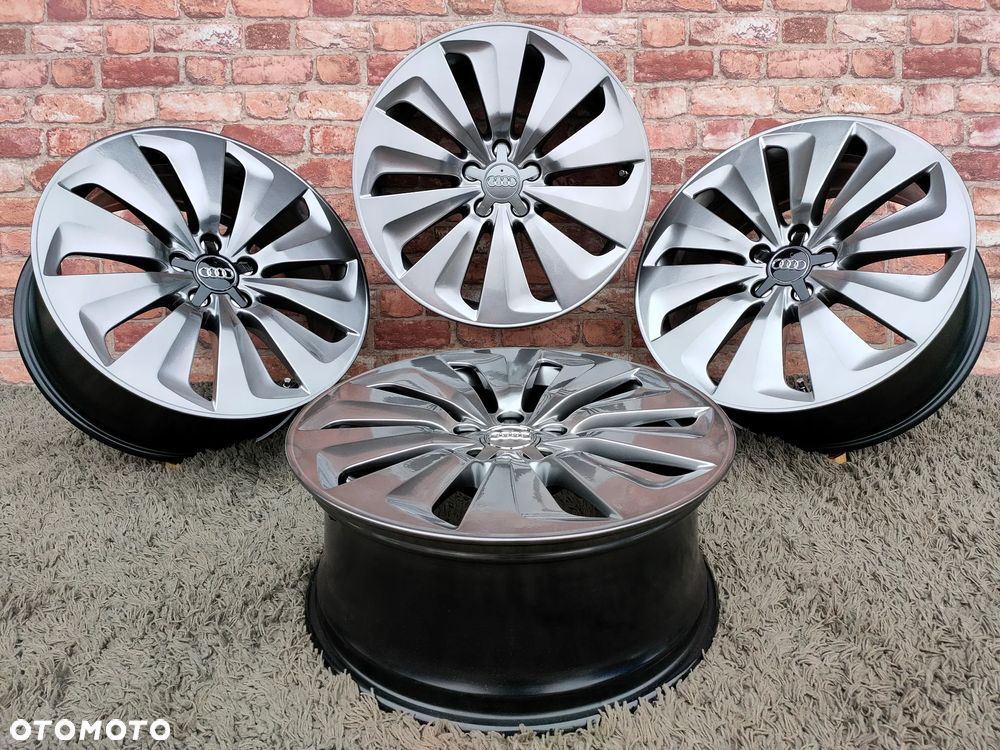 Oryginalne felgi 19 Audi 5x112 Q5 Hybrid hybryda alufelgi A4 A6 A8 A5 A7 Q3 Volkswagen Passat CC Touran Tiguan Skoda Superb Kamiq Karoq Seat Tarraco Mercedes 8j ET39 66.6mm SUV 4x4 OE OEM 8R0601025AB - 19