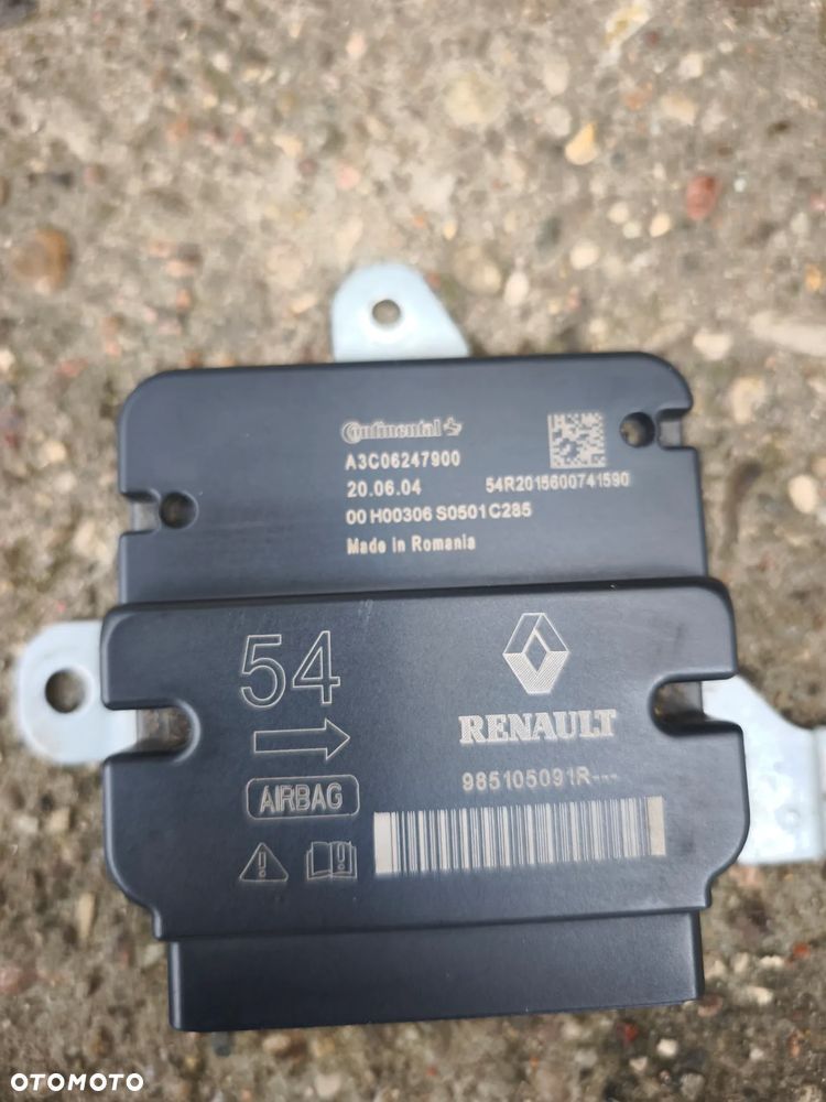 Sensor airbag moduł poduszek 985105091R Renault Master III IV Lift - 3