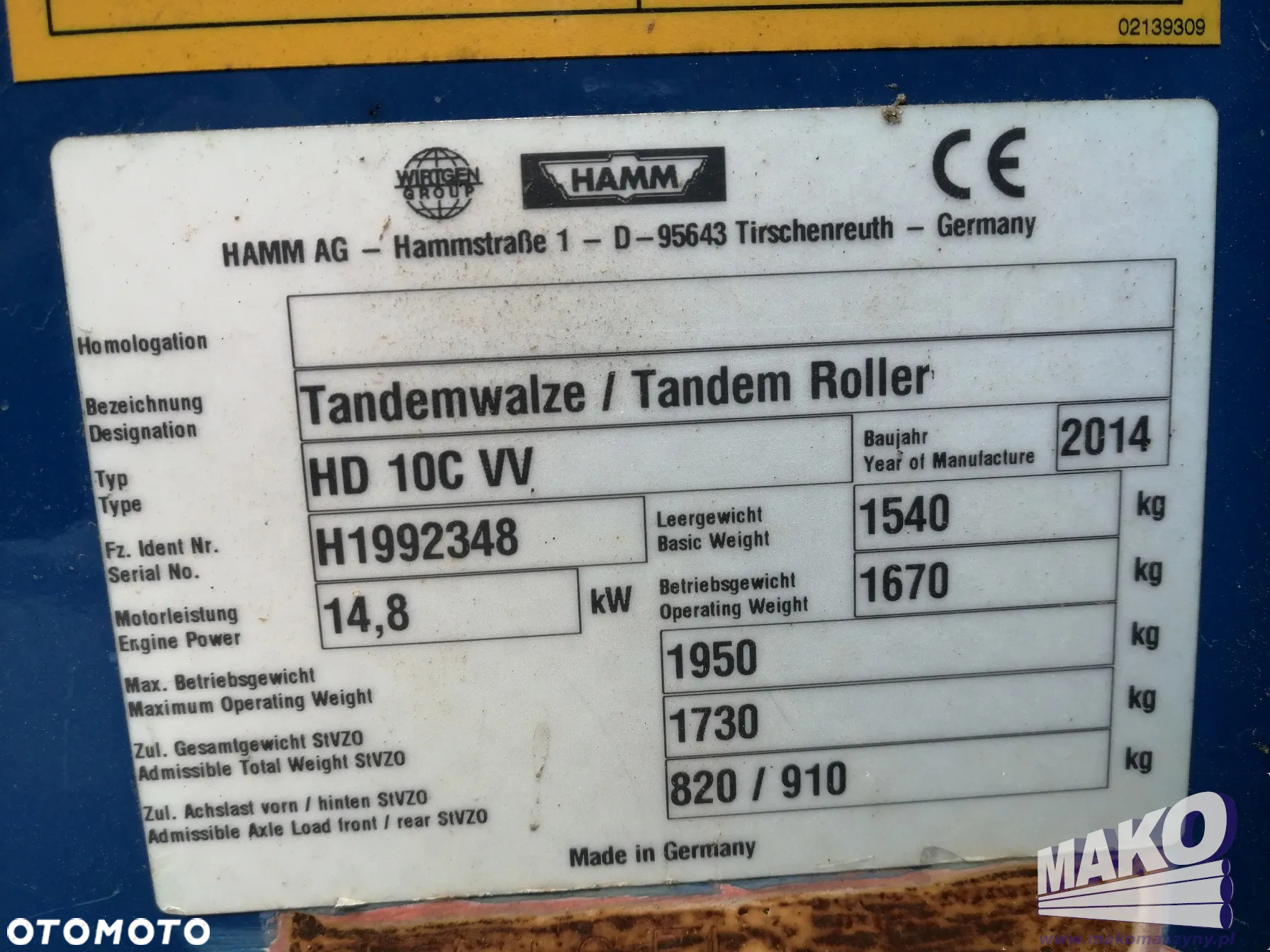 Hamm HD 10C VV - 9