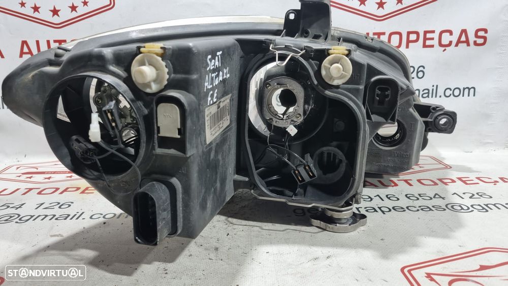 Ótica Farol Frente Frontal Esquerda Seat Altea Leon 2004 a 2009 89315791 Original - 3