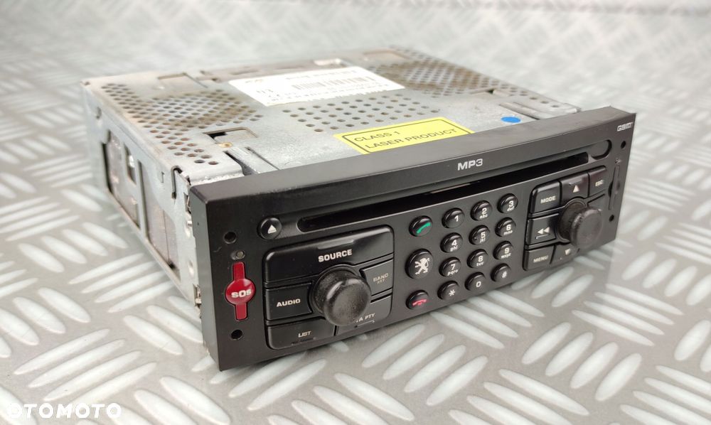 96632917XT RT3-N3 radio CD FM nawigacja SIM NAVI GSM MP3 PEUGEOT 307 LIFT - 1