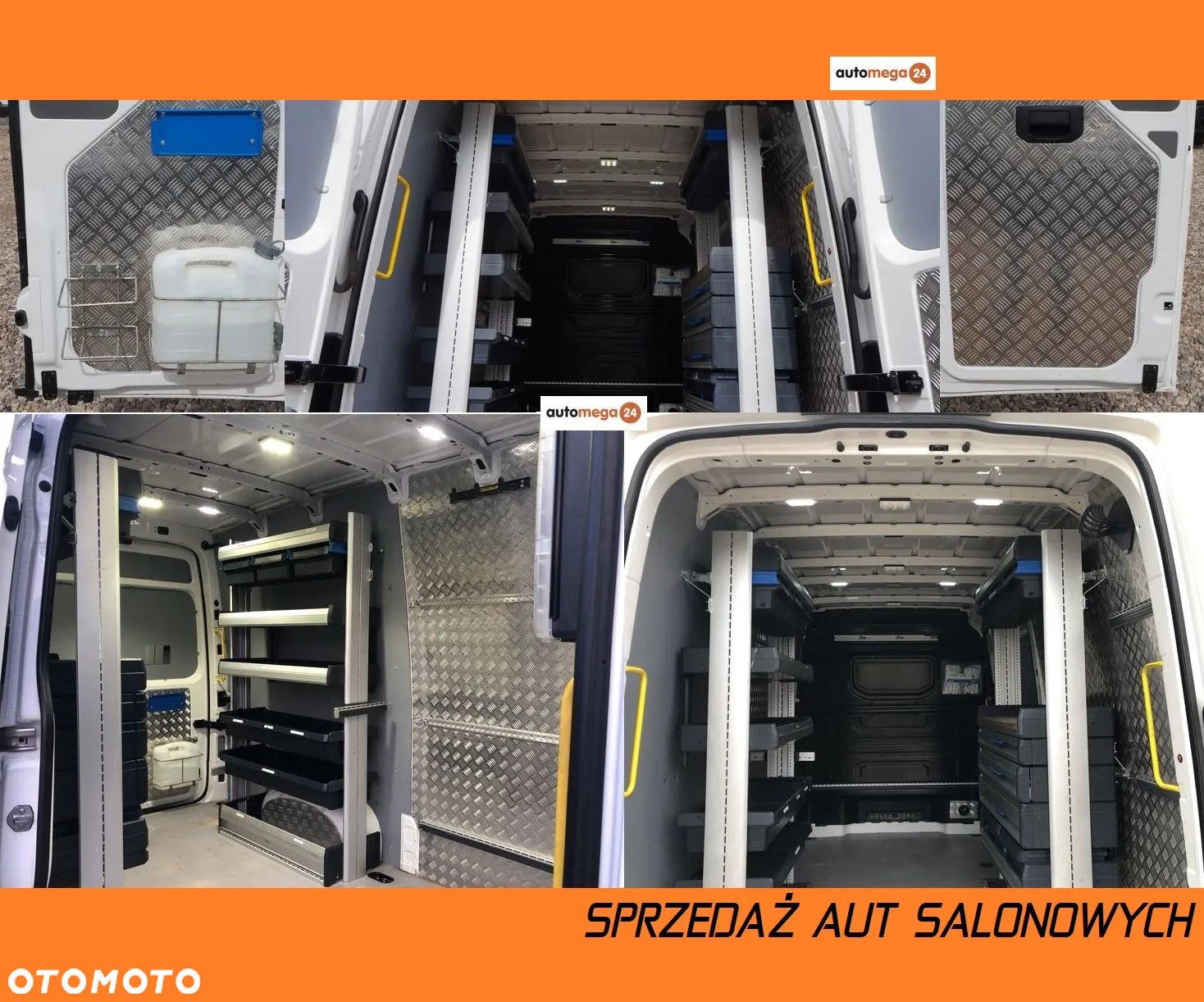 Volkswagen CRAFTER MOC177KM WZMOCNIONY DMC3.5t. HAK-3t. SORTIMO ZABUDOWA INST.230V DRZWI 270' - 2