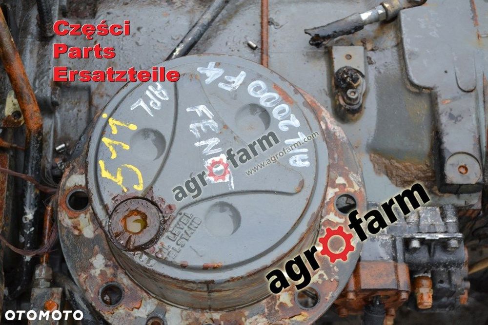 Fendt 511 części skrzynia biegów, zwolnica, silnik - 3