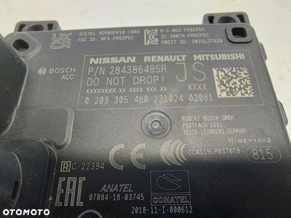 RENAULT AUSTRAL E RADAR PRZÓD 284386495R - 3