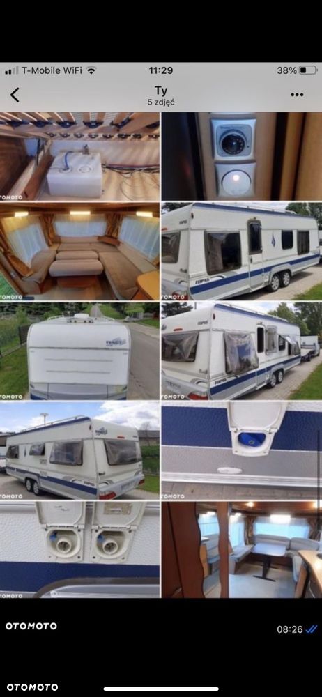 Caravelair Prestige LUX IV 610 2008r.  i inne / Dethleffs Emotion Silver 700 VIP i / Hobby Premium 610 2013 i / Fendt Diamant 590 2012 i /Tabbert Vivaldi 450 i/ LMC Kondor VIP 650 - 33