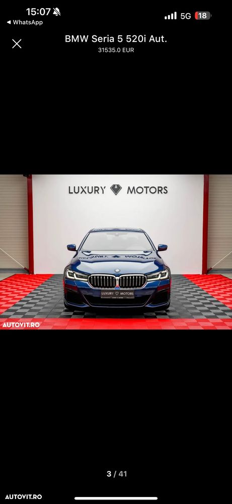 BMW Seria 5 520e AT PHEV - 2