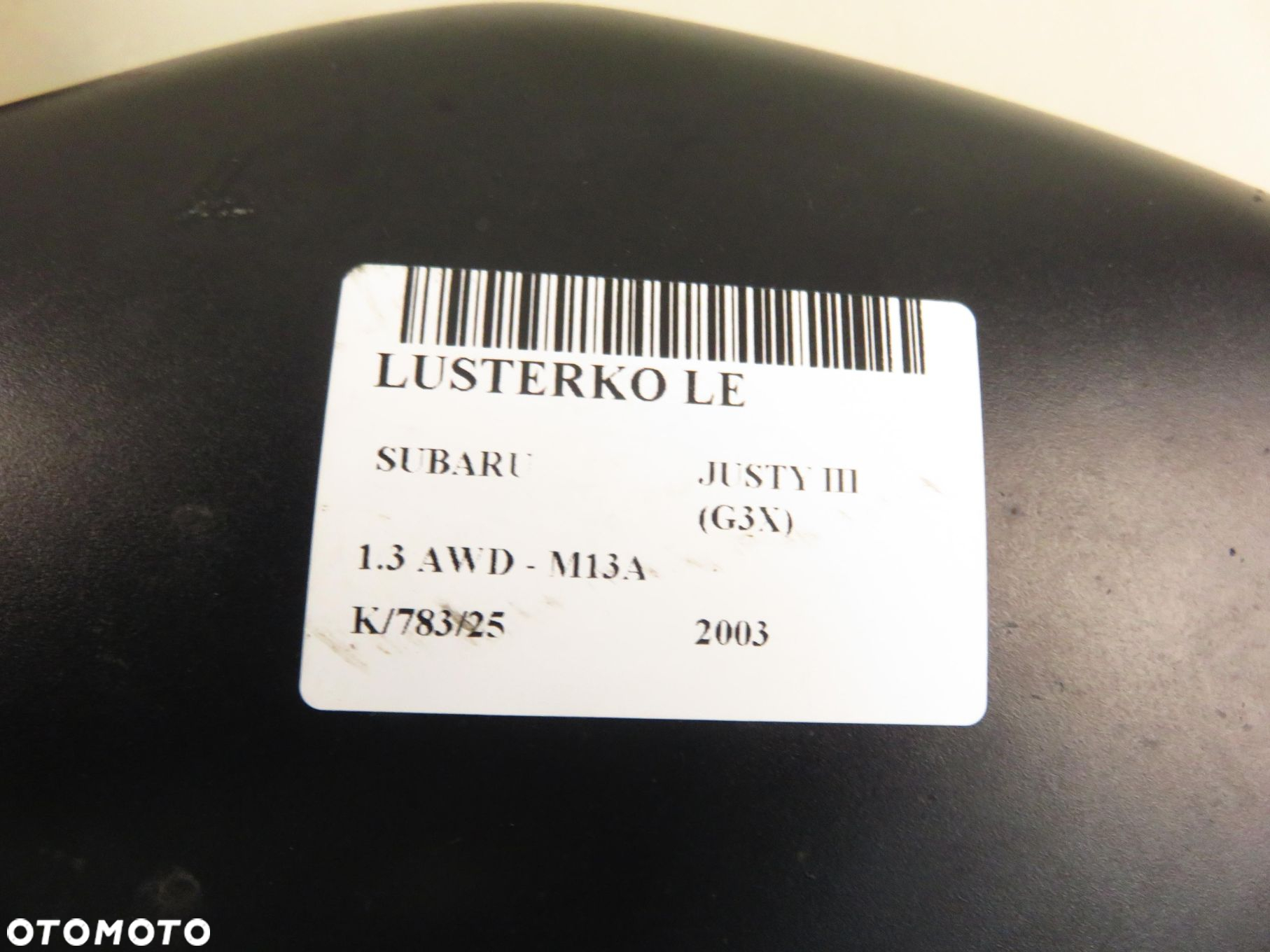 LUSTERKO LEWE SUBARU JUSTY III (G3X) 5 PIN - 5