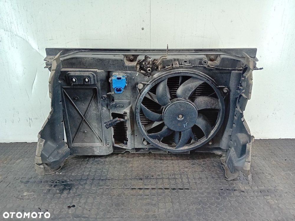 ZESTAW CHŁODNIC WODA KLIMA WENTYLATOR PEUGEOT 308 I 9680590180  9680590080 - 4