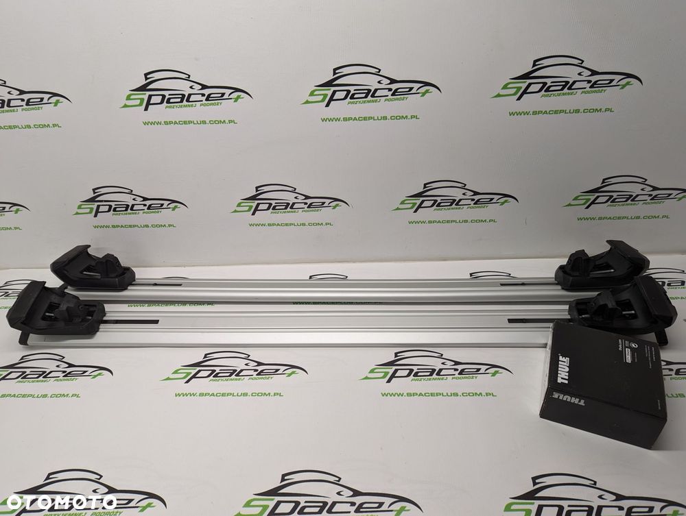 Bagażnik dachowy Thule: belki 961 + Stopy 7104 Na otwarte relingi - 5