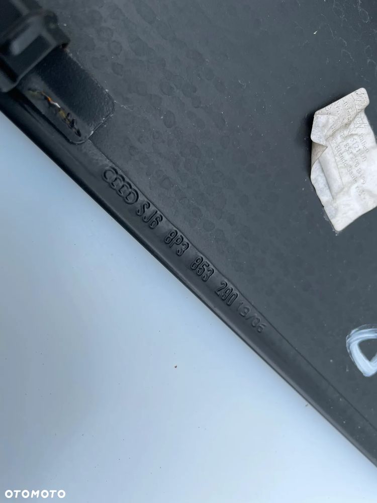 OSŁONA NAKŁADKA SŁUPKA LEWA PRAWA 8P3853290 8P3853289 AUDI A3 8P 3 DRZWI - 7