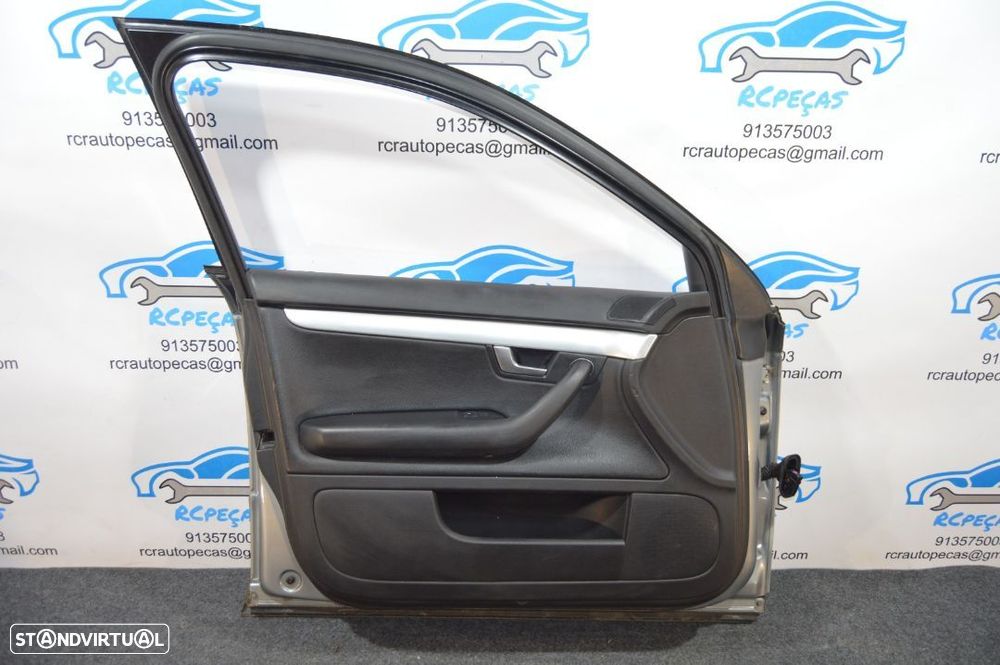 PORTA PORTAS FRENTE FRONTAL ESQUERDA AUDI A4 B7 SLINE 8E0831051L 8E0831051 FECHO ELEVADOR MOTOR PUXADOR VIDRO RETROVISOR RETROVISORES - 3
