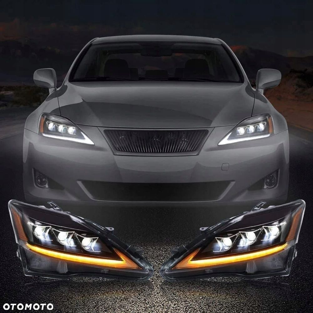 reflektory lampy kpl vland full led neon dts tuning lexus is ii 2 2006-2013 - 7