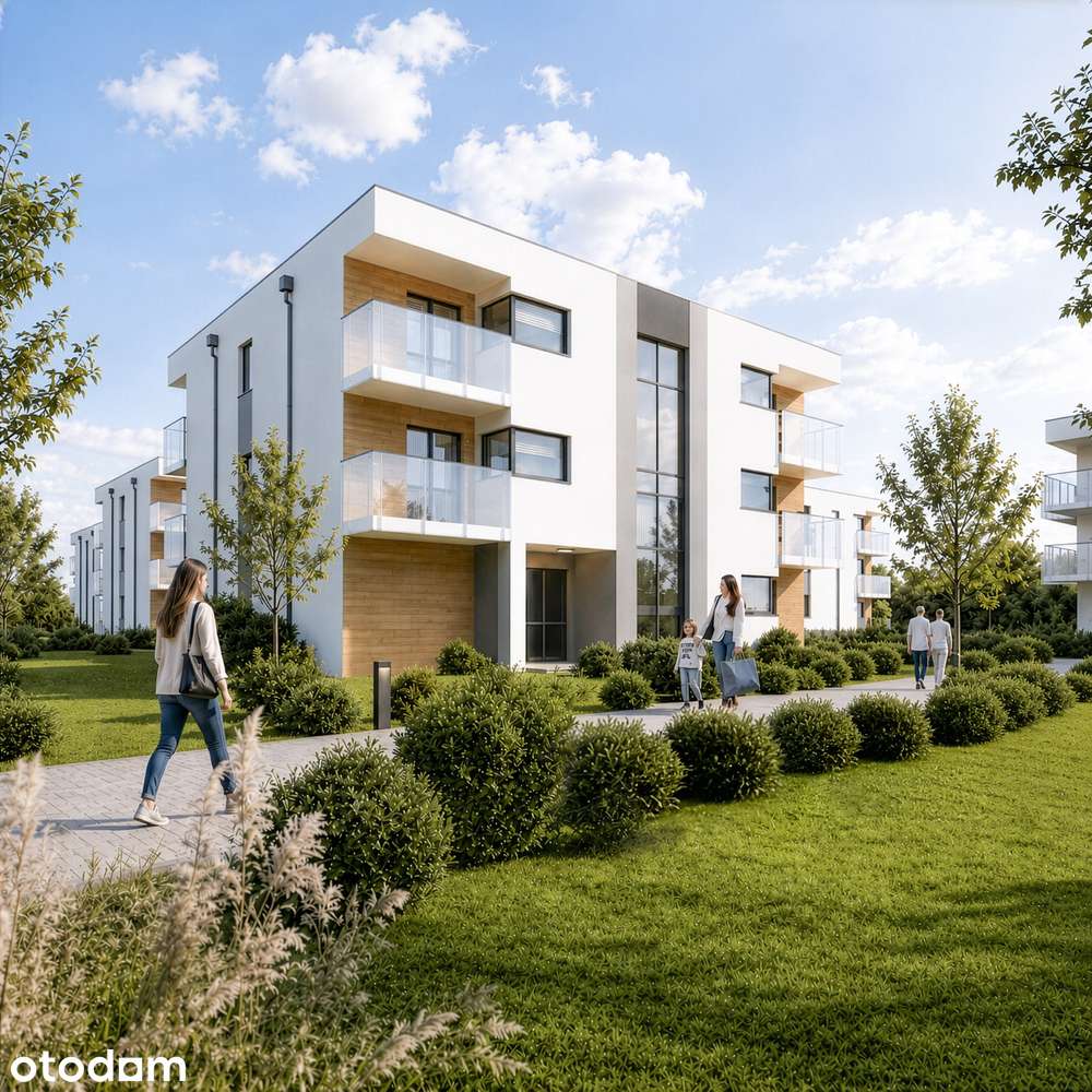 Zielone Tarasy w Czerniejewie - 55,62 m² 3 pokoje balkon