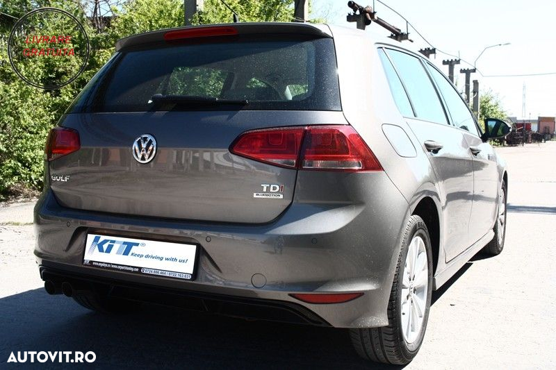 Kit Exterior Complet VW Golf VII 7 (2012-2017) cu Faruri 3D LED DRL Dinamic R-Line- livrare gratuita - 18