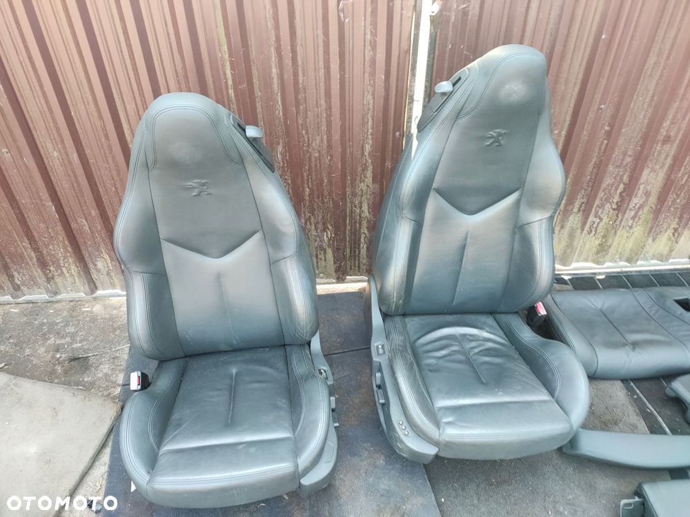 fotele kanapa peugeot rcz 2011r czarne skóra - 3