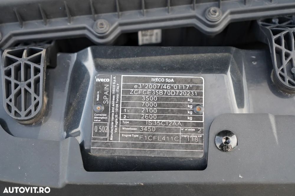 Iveco DAILY 35-160 / BASCULATOR SPATE / DUBLU / MANUAL / IMPORTAT - 39