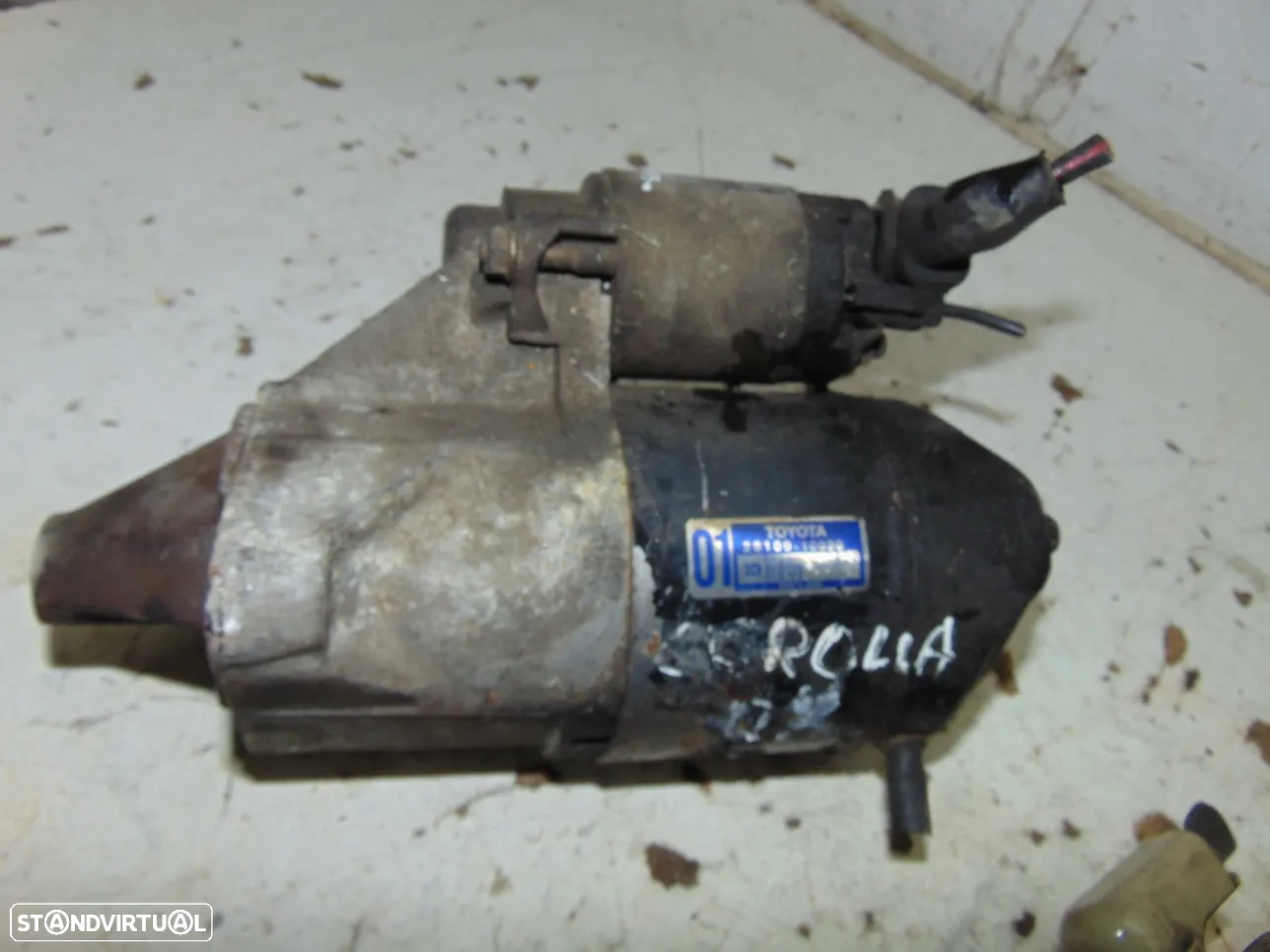 Toyota Corolla DX motor arranque/Alternador - 2