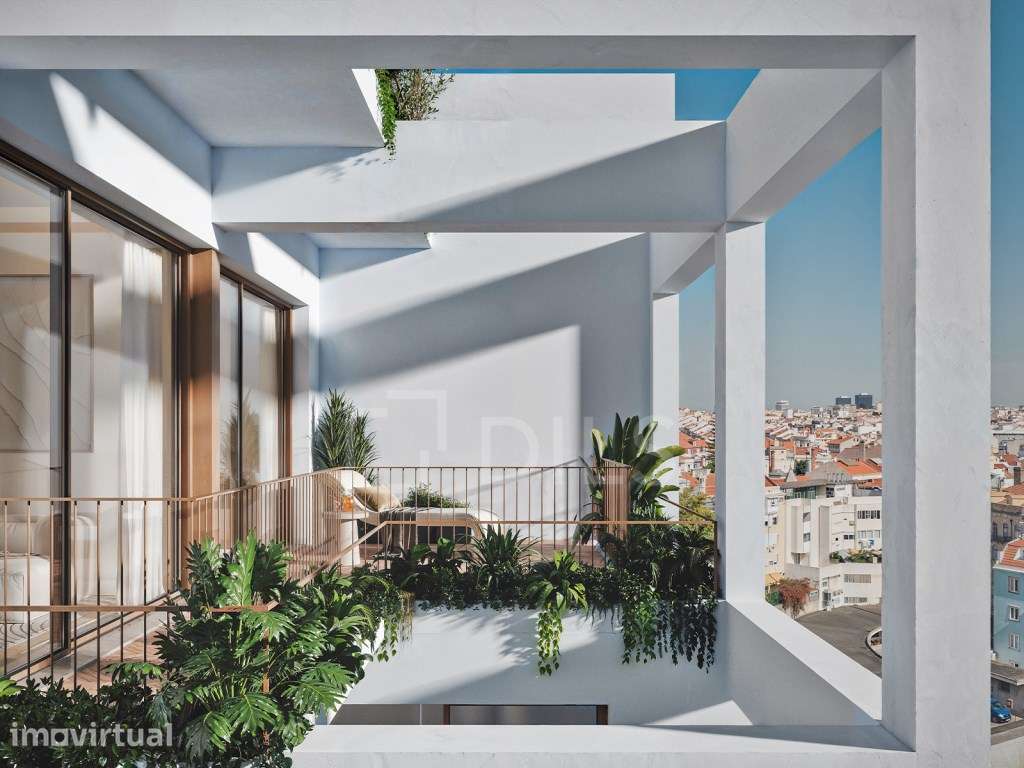 Loft com varanda e 2 terraços, na Graça, Lisboa - Grande imagem: 5/36