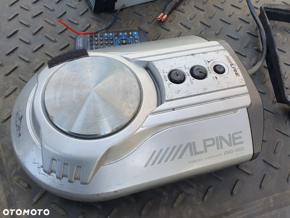 RADIOODTWARZACZ RADIO CD SAMOCHODOWE ALPINE INA-W910R WYŚWIETLACZ PILOT SUBWOOFER AKTYWNY SWD-1600 150W - 5