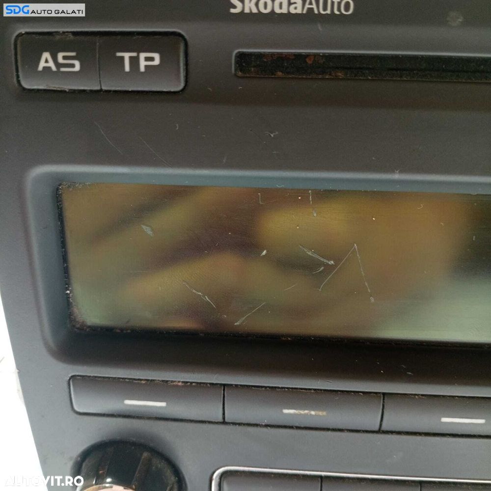 Radio CD Player Radio Swing MP3 Skoda Fabia 2 2007 - 2014 Cod 5J0035161D [X1114] - 6