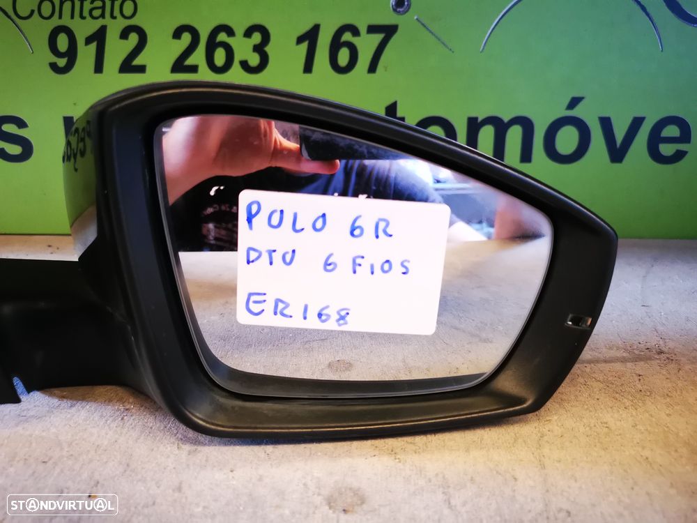 VW POLO 6R RETROVISOR DIREITO - ER168 - 2