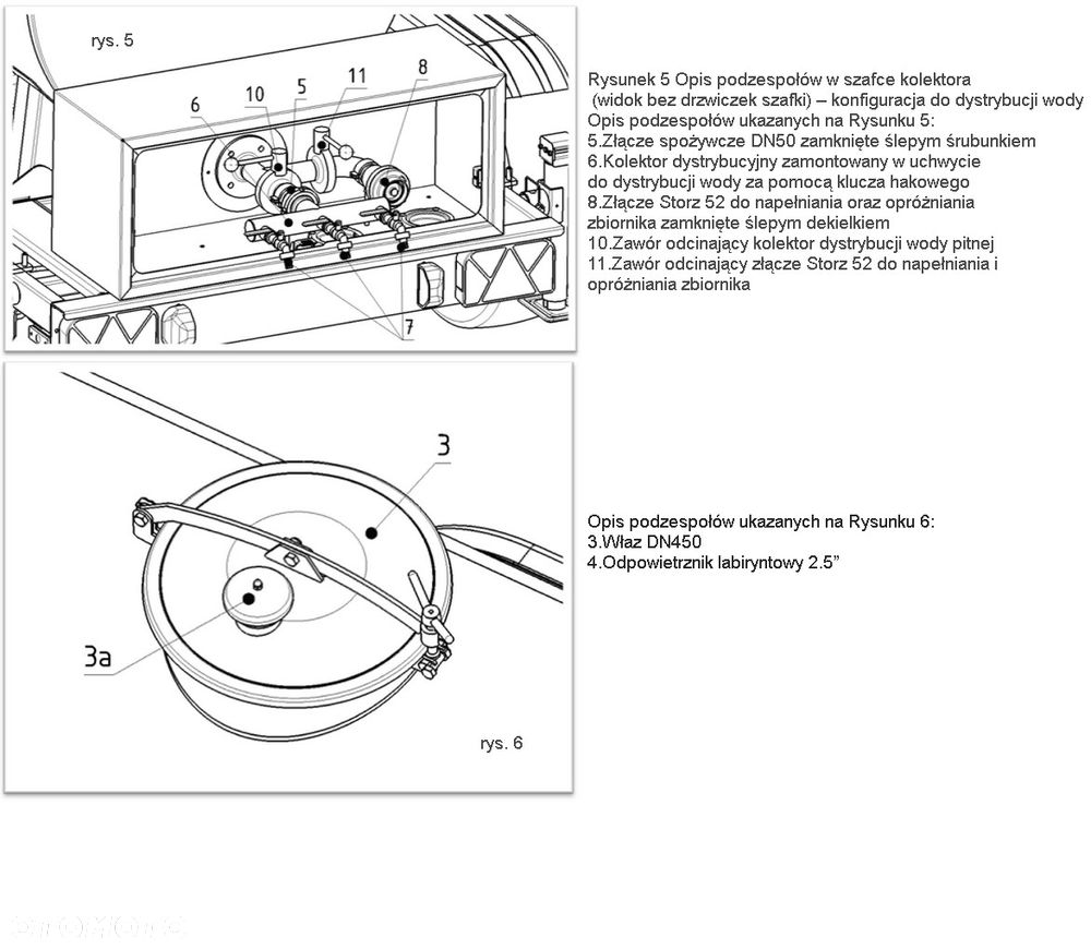 Wark Cysterna do transportu i dystrybucji wody pitnej 1500 L, DMC 2700 KG - 8