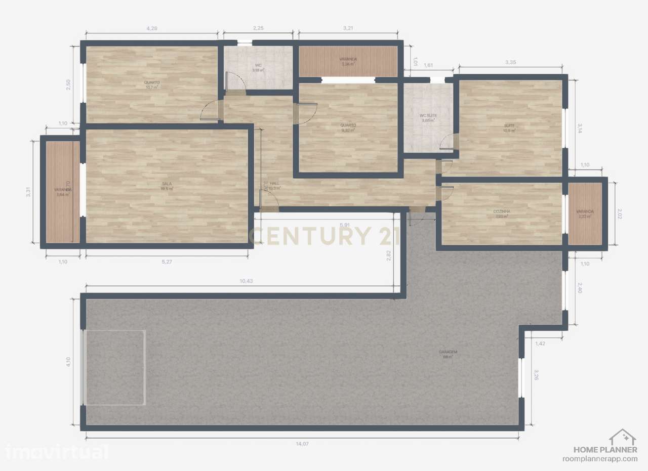 T3 com Garagem de 74 m² em Antanhol - Grande imagem: 2/21