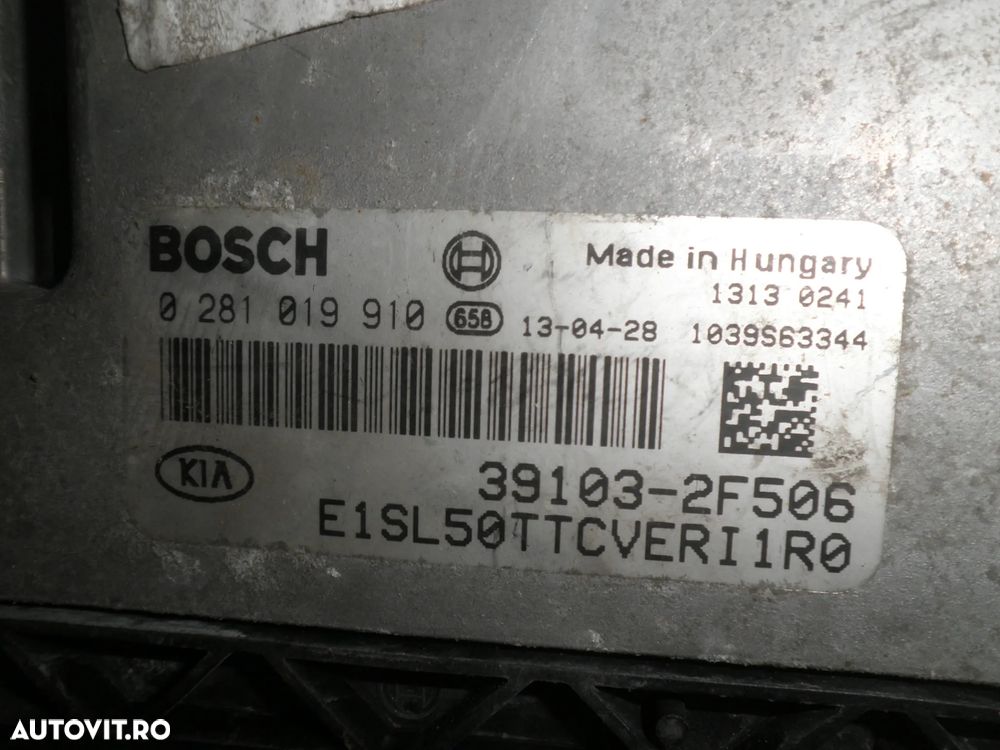 ECU / calculator motor Kia Sportage 3 2.0 CRDI 0281019910 39103-2F506 - 3