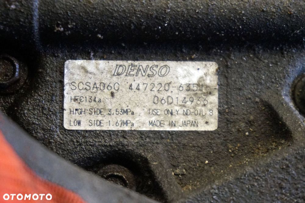 KOMPRESOR KLIMATYZACJI SPRĘŻARKA COROLLA VERSO I E12 2.0 D4D 88320-1A481 447220-6351 TOYOTA 2001-2004 - 3