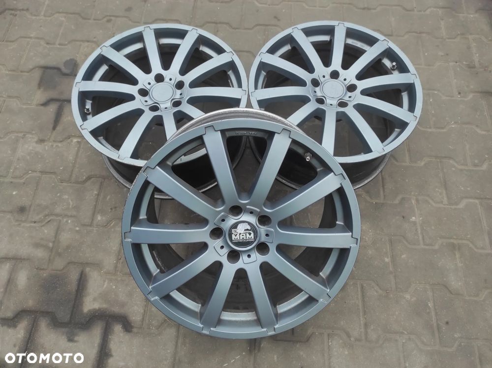 FELGA ALUMINIOWA KOŁO ALUFELGA 5X112 R18 8J ET 35 MAM W3 8018 STW WYSYŁKA !!!!! - 1