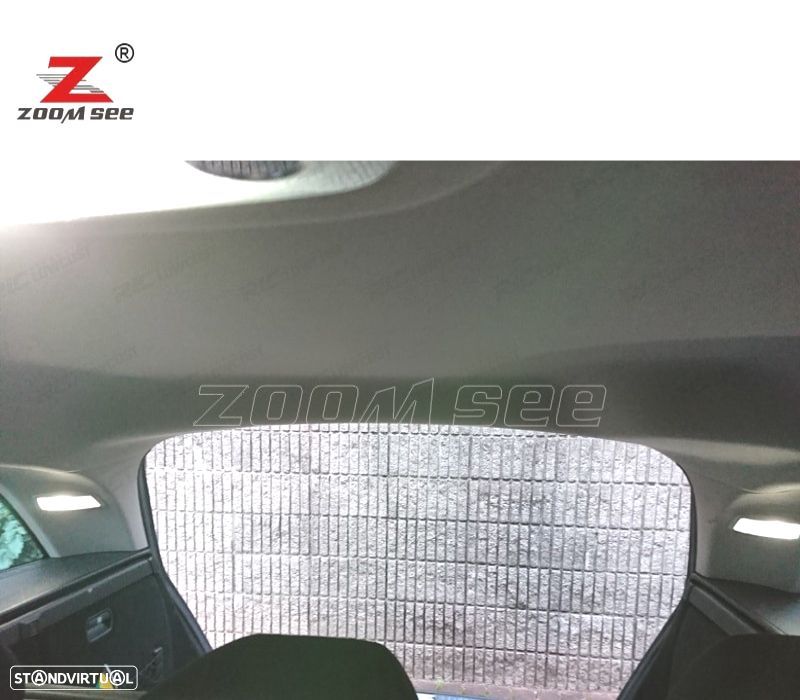 KIT COMPLETO DE 19 LÂMPADAS LED INTERIOR MERCEDES CLASE C S204 C180 C220 C230 C250 C280 C300 C320 C - 3