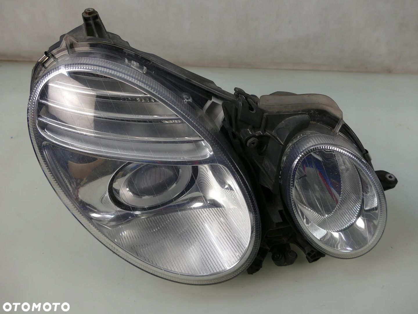 MERCEDES W211 LIFT LAMPA XENON SPRYSKIWACZ PRZÓD LAMPY PRZEDNIE KOMPLET - 8