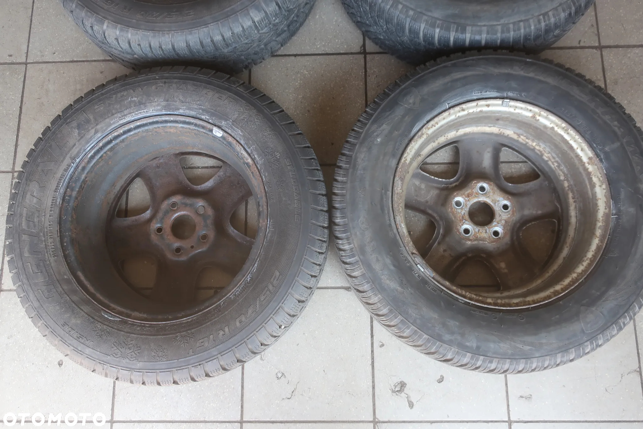 TOYOTA RAV 4 II 01-05R KOŁA ZIMOWE 16" 5X114,3 OPONY FELGI STALOWE 215 70 16 - 17