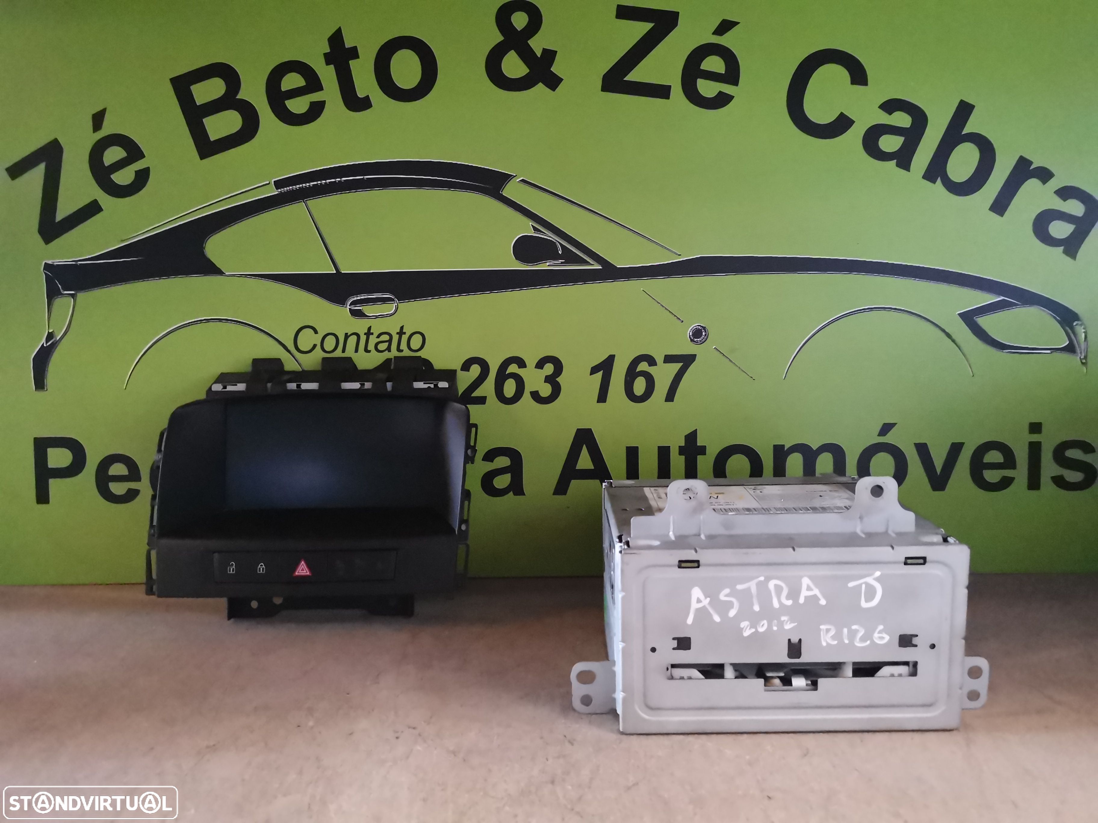OPEL ASTRA J RÁDIO DISPLAY ECRÃ - D020 R126 - 1