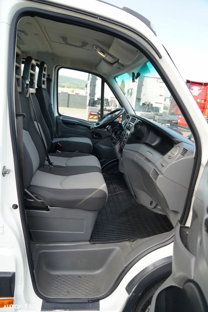 Iveco DAILY 35-130 / OȚEL CU BASCULATOR SPATE / CAMION MIX - 7 LOCURI / DOUĂ / MANUAL / IMPORTAT / - 33