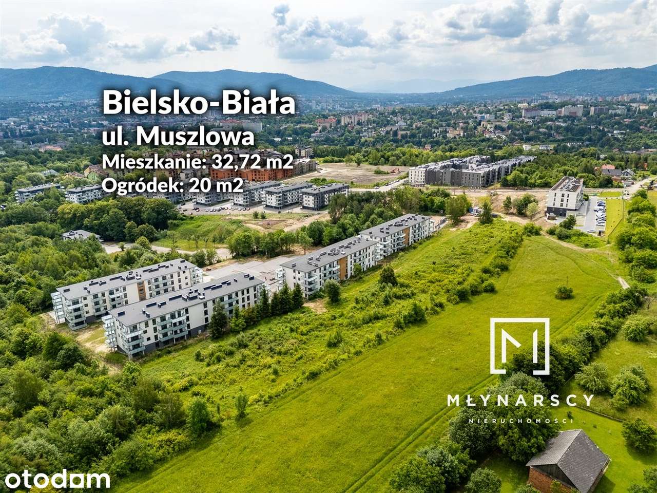 Mieszkanie 33m² z prywatnym ogródkiem na Muszlowe