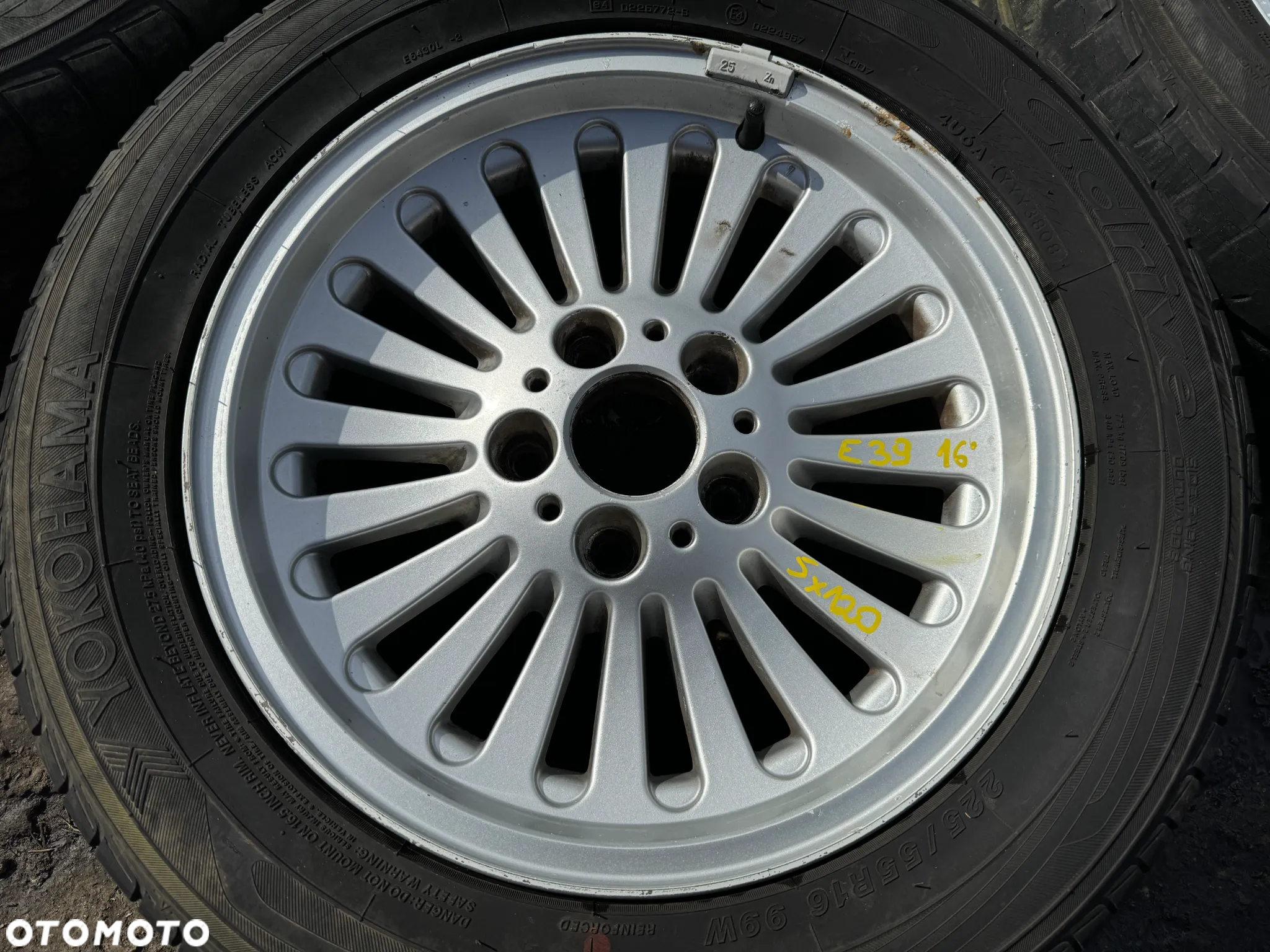 Koła felgi 16' BMW E39 5x120 7Jx16 ET20 1092209 OE - 2