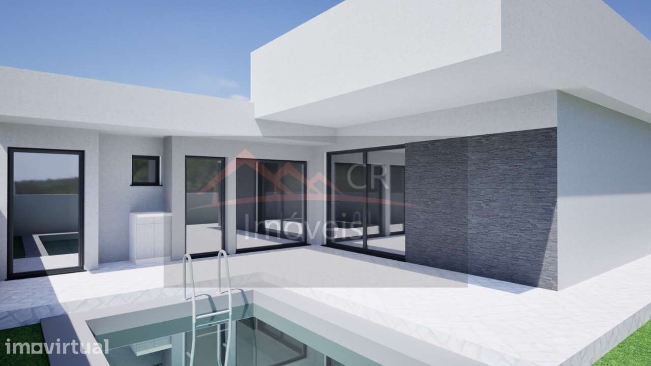 Moradia V3 Térrea Isolada com Piscina -Quinta do Anjo - Grande imagem: 2/6