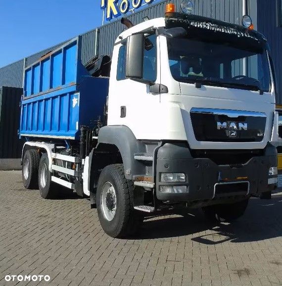 MAN TGS 26.400 6x6 – Wywrotka 3-stronna Meiller + Żuraw HIAB 166 E3 HIPRO – 429.222 km – Euro 4 - 32