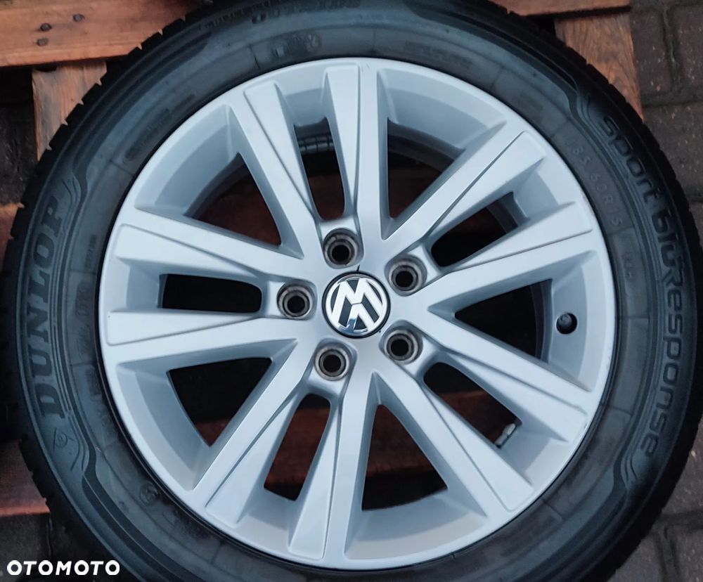 Koła Felgi Aluminiowe Oryg. Vw Polo15 Cali 5x100 6Jx15 Et40 Ø57,1mm Dunlop 185/60/15 2020r Bdb! 6R0601025AJ - 3